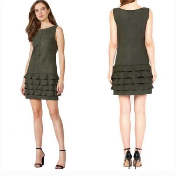 NWOT Bailey 44 -Black Ruffled Dress M - Picture 4 of 11